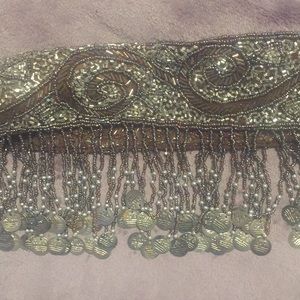 Beaded belt vintage belly dancer festival
